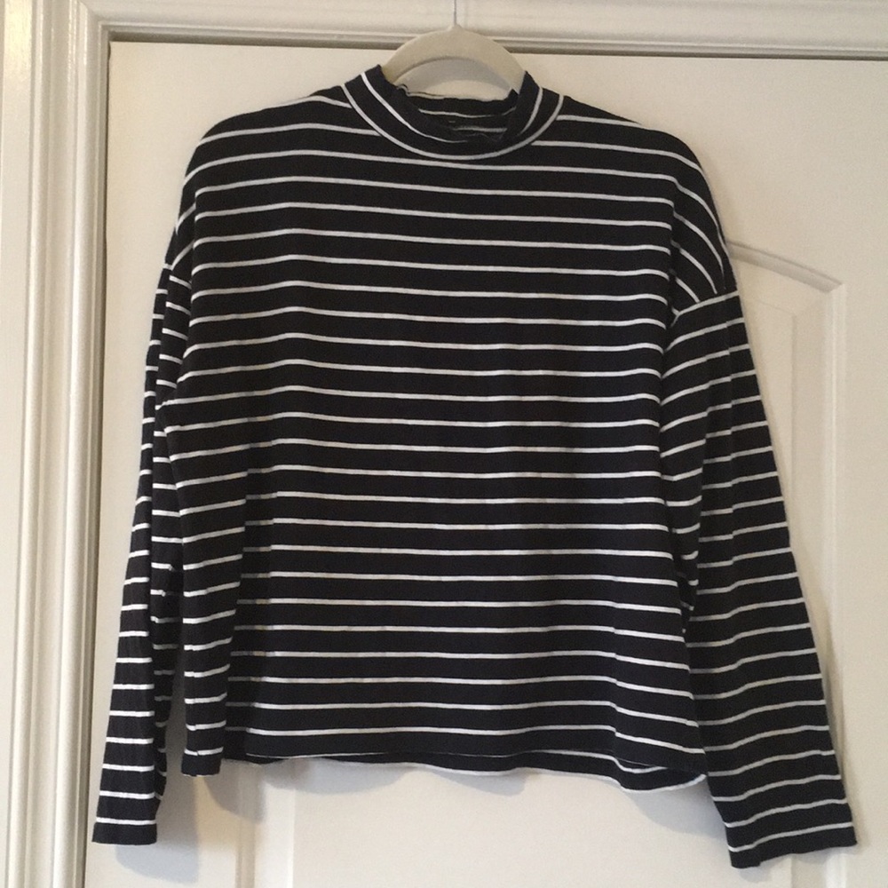 Everlane square mockneck tee